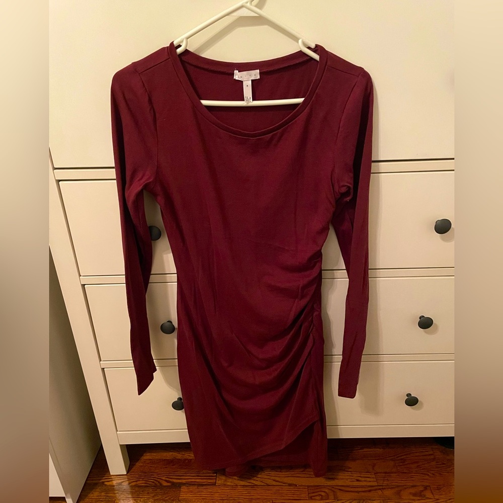 Leith Long Sleeve Knit Mini Dress